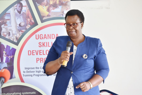 Mrs Loy K Abaine Muhwezi - Commissioner TVET O&M